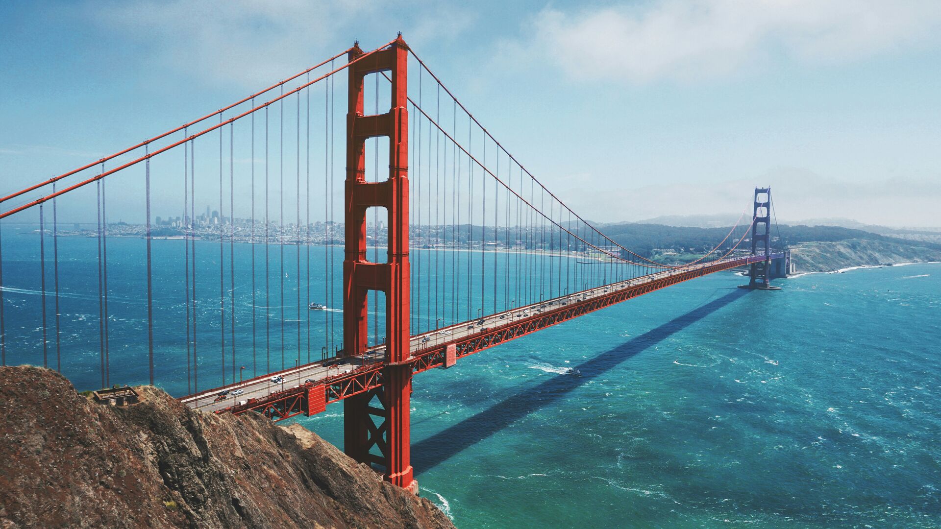 Golden Gate Bridge — the Bay Area anchors Ejad Foundation's Silicon Valley work